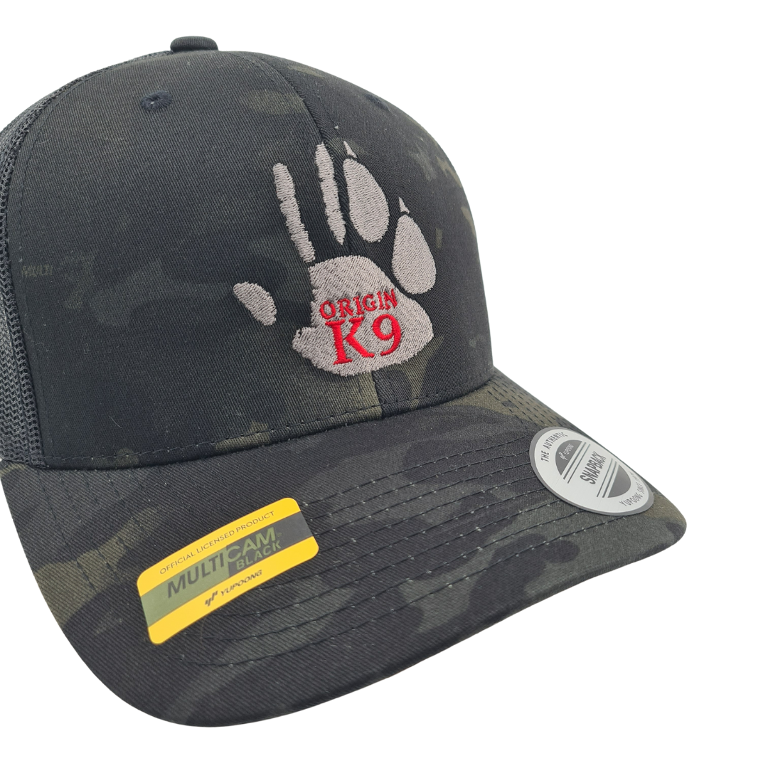 Multicam Black Trucker Mesh Hat